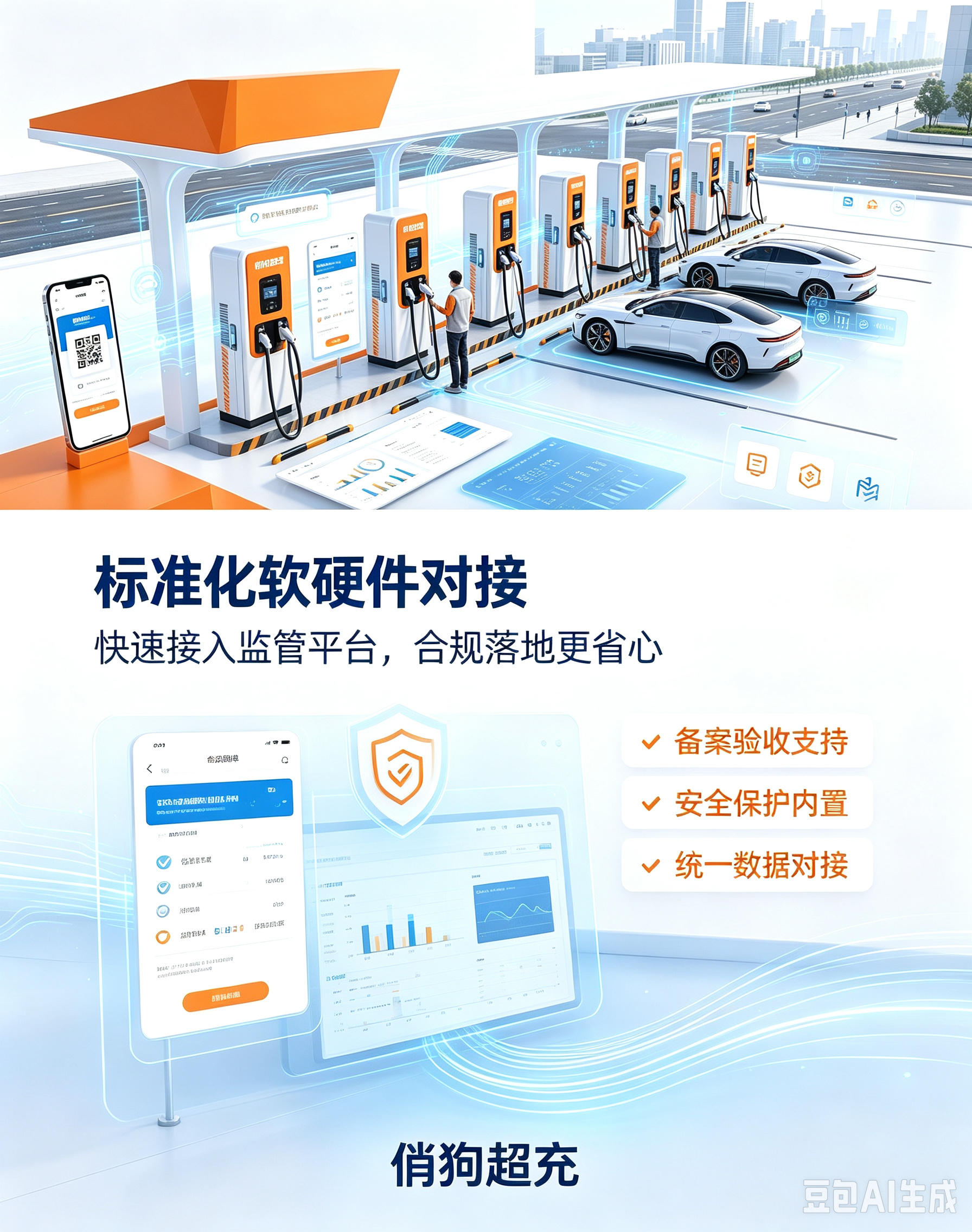 标准化软硬件对接能力,一键接入地方监管平台,合规落地更省心