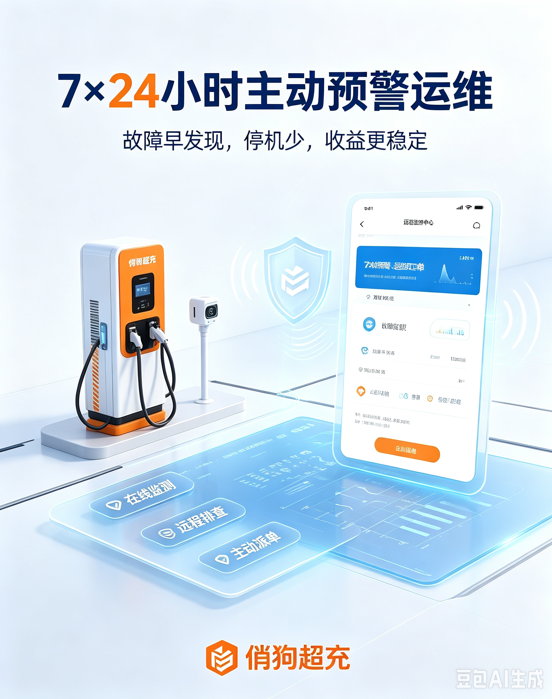 物联网 7×24 小时主动预警运维系统,减少停机损失